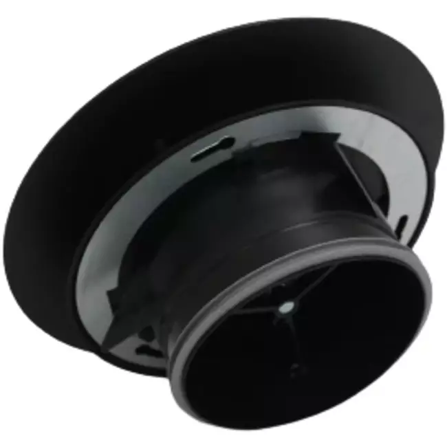 Imaginair RLV Ventil groß Ø 125 mm Montagefedern und Montagering -  Ø 125 mm - Schwarz