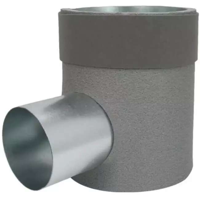 Thermoduct Ventilanschluss Ø 150mm nach Ø 80 mm