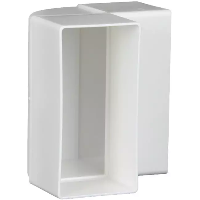 Bogen für Flachkanal 90° Kunststoff Vertikal 110x55 KLV