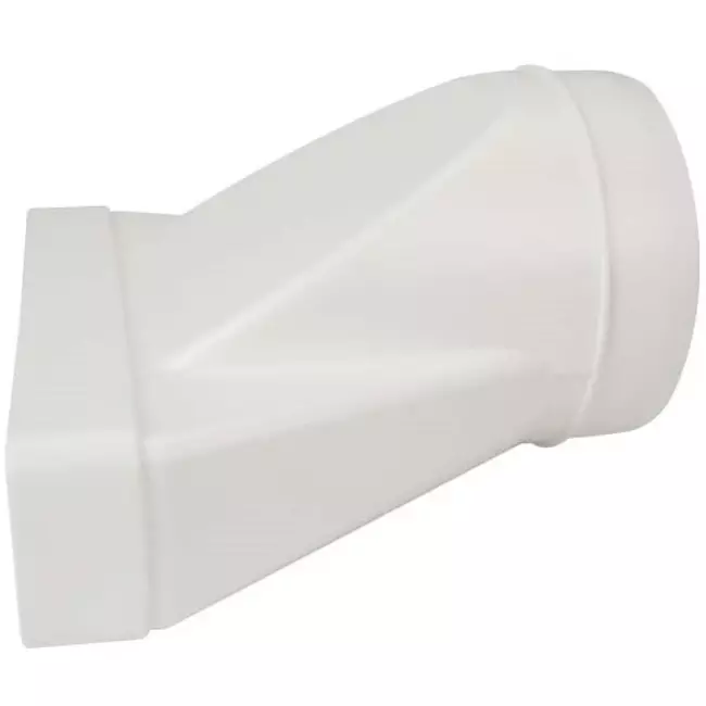 Reduzierstück Kunststoff rechteckig 220x55mm nach rund Ø 125 mm KSD25-125