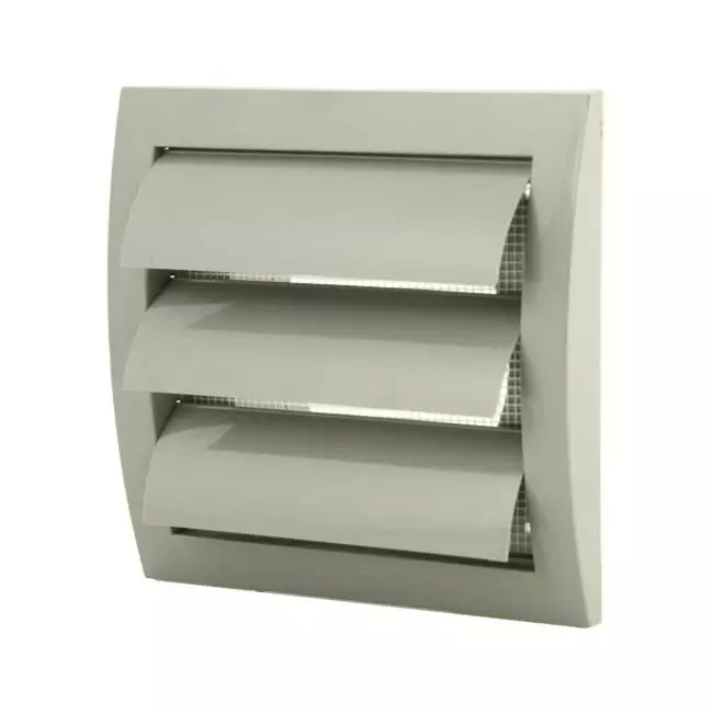 Überdruck Abluftgitter LG-3116 RAA – Alu Lamellengitter 305x155 Mm Für Dunstabzug, Heizungsraum, Camping