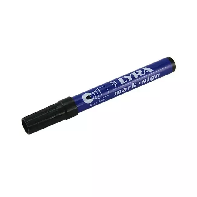 Schwarzer Markierungsstift (wasserdicht) 1-4 mm