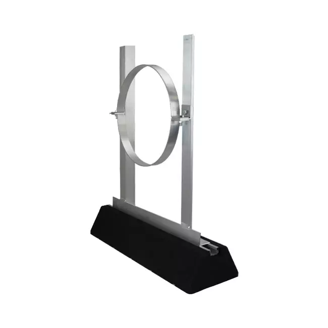 Dachschelle Aluminium für Wickelfalzrohr Ø125mm
