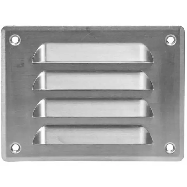 Lüftungsgitter Metall 140x105 mm aluminium - MR14105Al