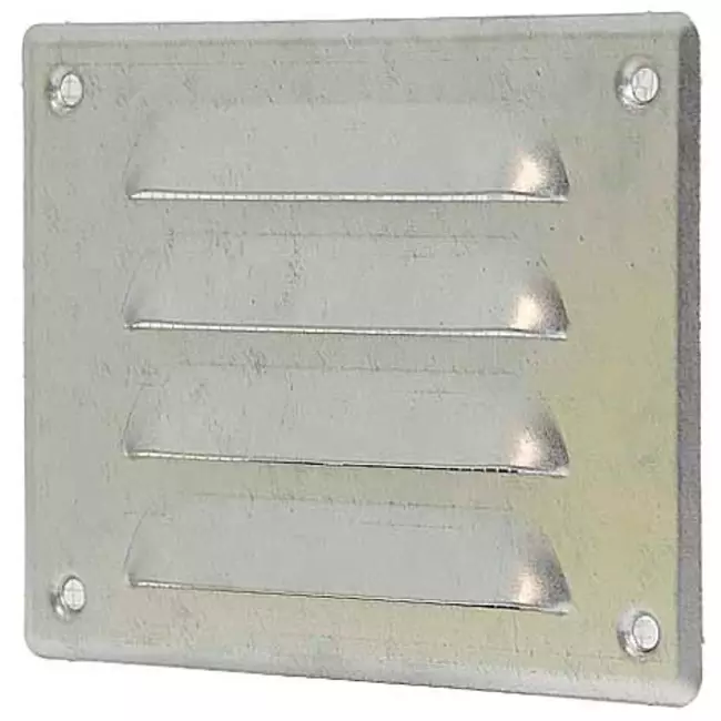 Lüftungsgitter Metall 140x105 mm aluminium - MR14105Al