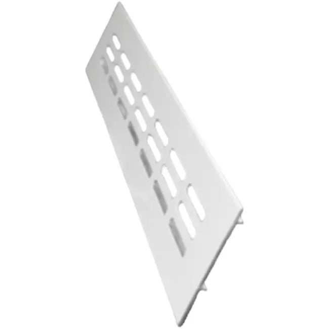 Sockelgitter Aluminium Weiß 300x40mm RA430W