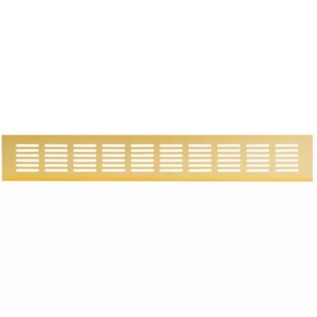 Sockelgitter Aluminium Gold 400x60mm RA640G