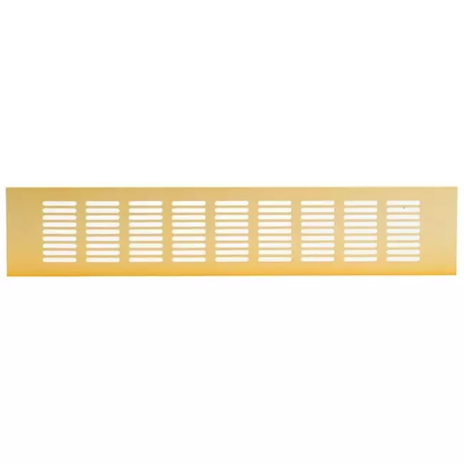Sockelgitter Aluminium Gold 400x80mm RA840G