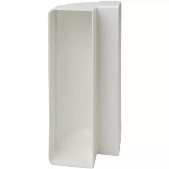 Bogen für Flachkanal 90° Kunststoff Vertikal 220x55mm KLV25-90