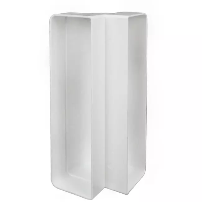 Bogen für Flachkanal 90° Kunststoff Vertikal 220x55mm KLV25-90