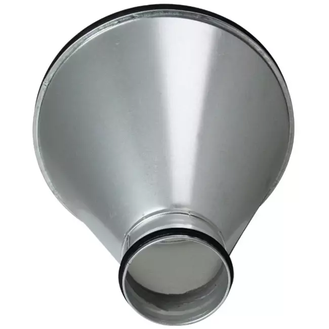 Reduzierstück Ø 315mm - Ø 125mm für Wickelfalzrohre
