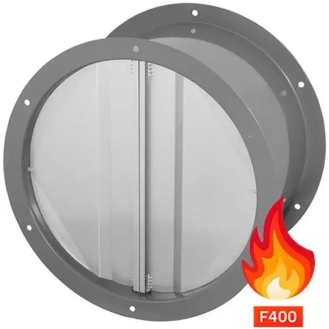 Ruck® Rückschlagventil 400°C F4 für axialventilator vertikal Ø 630 - RVK 630 F4