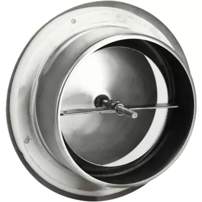 Zuluft Edelstahl Ventil Ø 125 mm mit Montagering - DVS-PY125