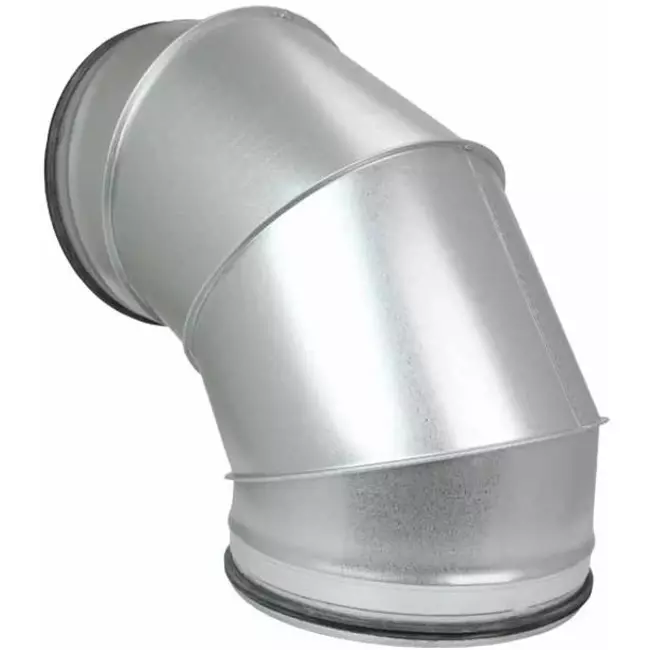 Wickelfalz Bogen 90° Ø 315mm