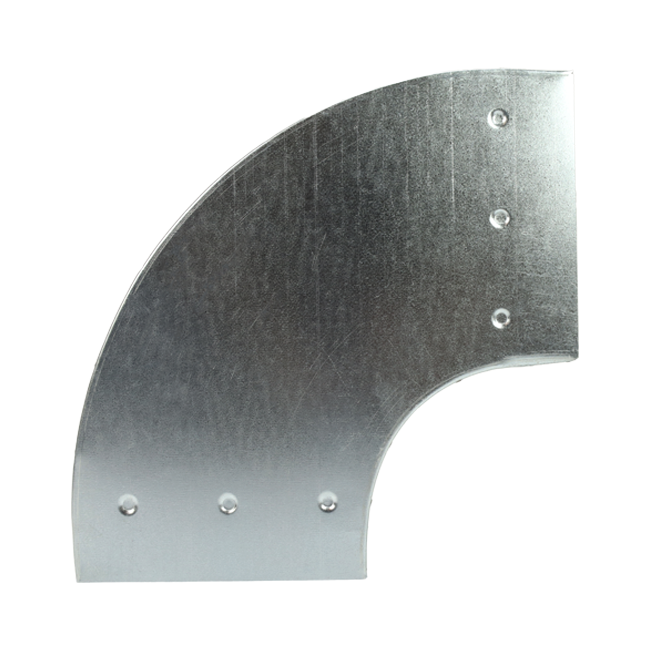 Biegung 90 Grad 220x80 mm waagerecht für Kanalisation