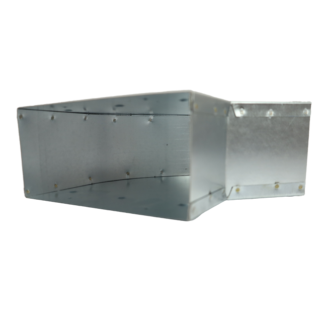 Biegung 45 Grad 220x80 mm horizontal für Kanalisation