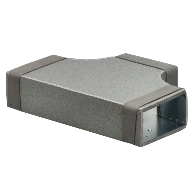 Thermoduct Pièce en T 90 degrés 300x80 - 220x80 pour gaine