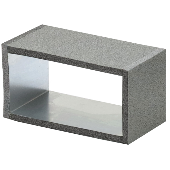 Thermoduct Verbindungsstück für Flachkanal, 220x80 mm, L=100 mm