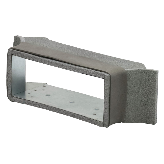 Thermoduct seitlicher Anschluss 170mm x 80mm für Kanalisation