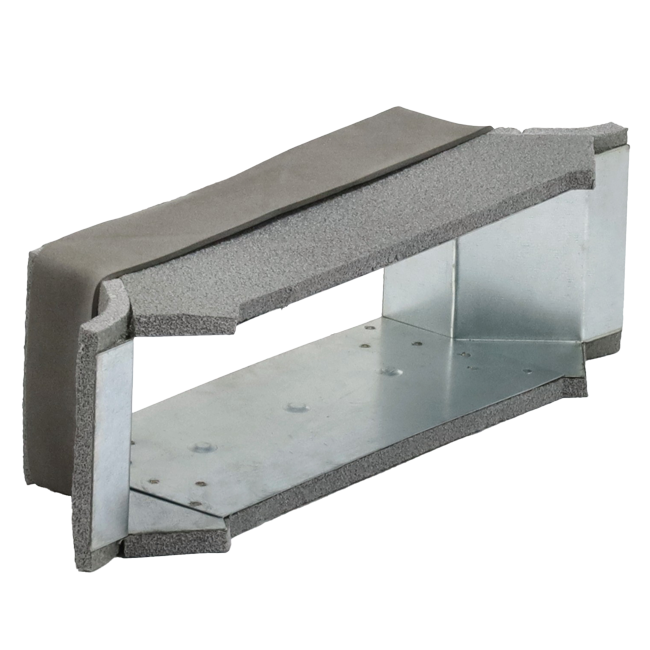 Thermoduct seitlicher Anschluss 170mm x 80mm für Kanalisation