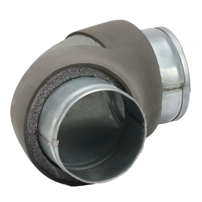 Thermoduct Bogen Durchmesser 80mm 90 Grad (nicht safe)