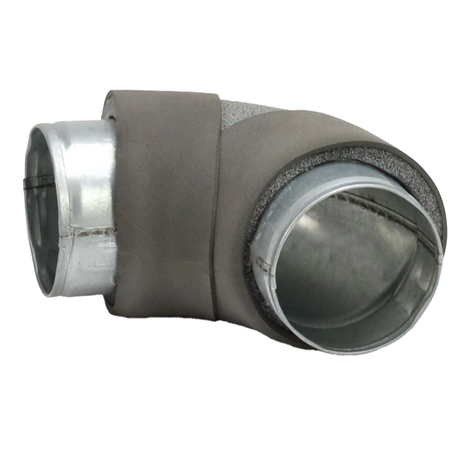 Thermoduct Bogen Durchmesser 80mm 90 Grad (nicht safe)