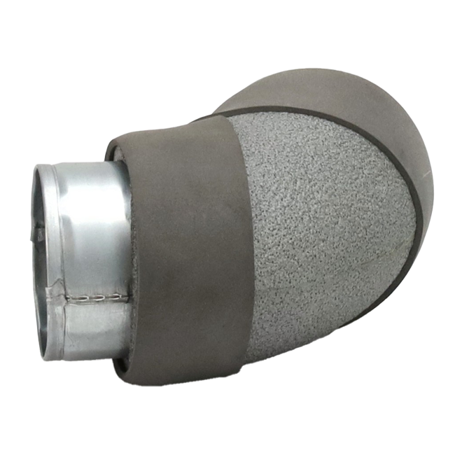 Thermoduct Bogen Durchmesser 80mm 90 Grad (nicht safe)