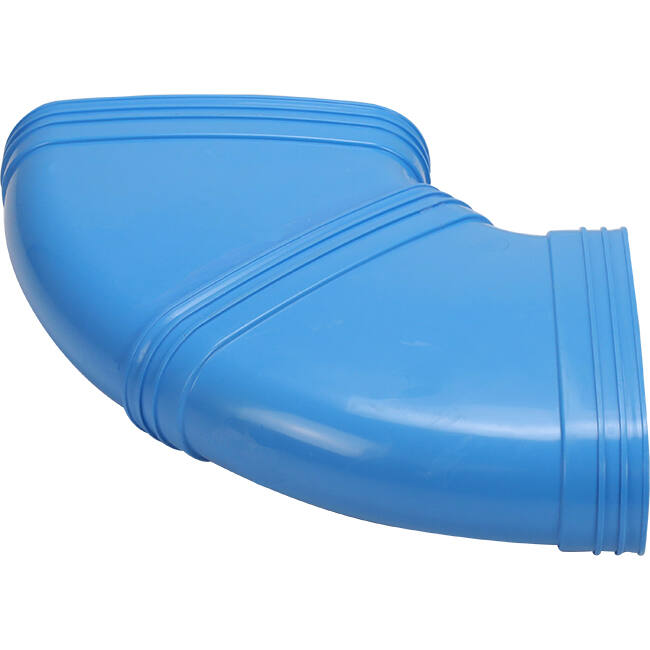 Wavin Ventiza Bogen 90 Grad PVC oval 235x80 mm horizontal M/M