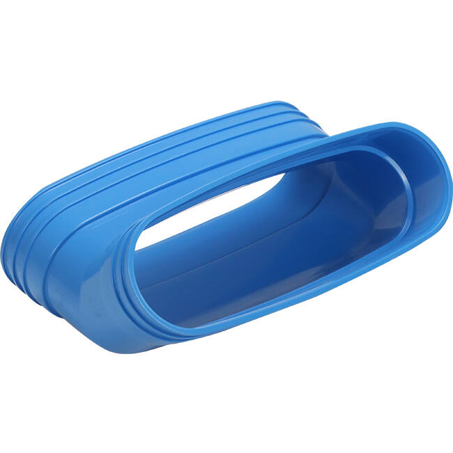 Wavin Ventiza Bogen 45 Grad PVC oval 235x80 mm vertikal M/M