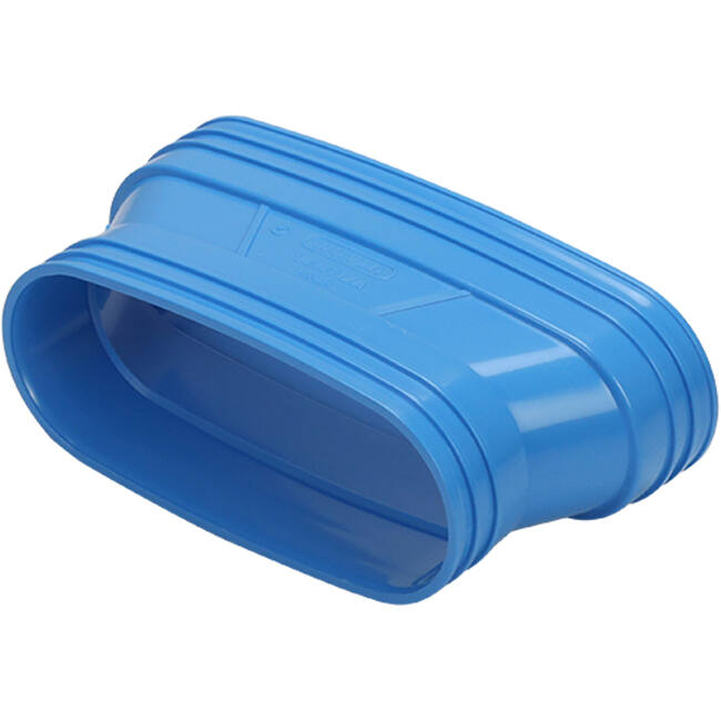 Wavin Ventiza Verlauf PVC oval 235x80 mm auf 195x80 mm M/M