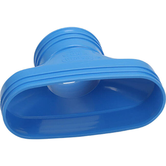 Wavin Ventiza Verlauf PVC oval 195x80 mm auf 80 mm M/M