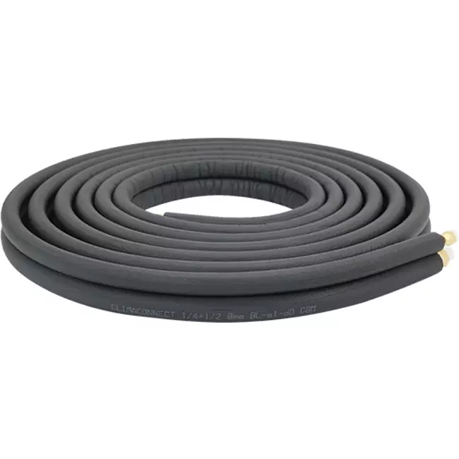 ClimaConnect-Kühlleitungsset mit Flare-Verschraubungen  1/4–1/2, Länge 8 Meter