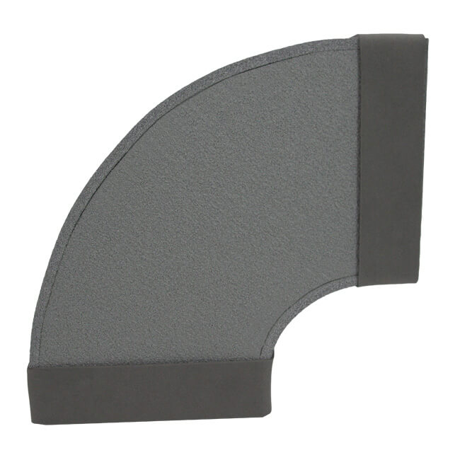 Thermoduct Bogen für Flachkanal 90º 220x80 mm Horizontal
