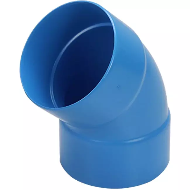 Wavin Ventiza 45 Grader Bogen PVC rund mit Durchmesser 125 mm M/M