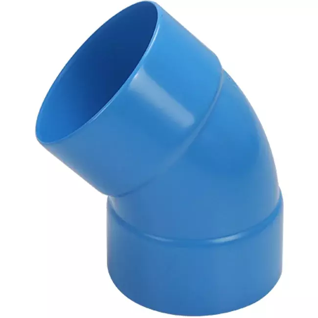 Wavin Ventiza 45 Grader Bogen PVC rund mit Durchmesser 125 mm M/M