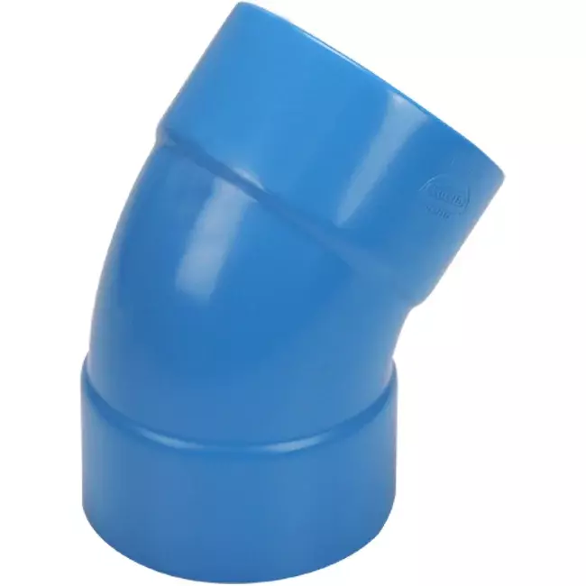 Wavin Ventiza 45 Grader Bogen PVC rund mit Durchmesser 125 mm M/M