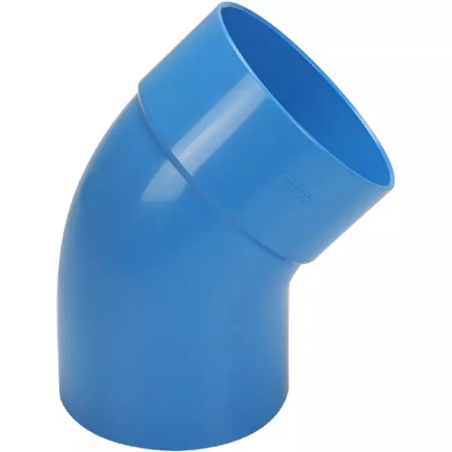 Wavin Ventiza 45 Grad Bogen PVC rund mit Durchmesser 160 mm M/S