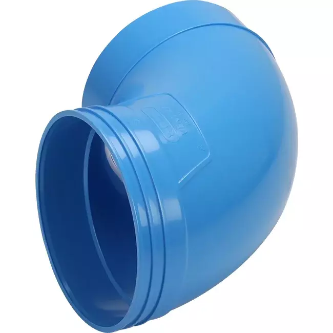 Wavin Ventiza 90 Grad Bogen PVC rund 160 mm M/S