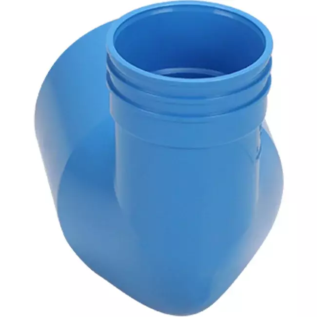 Wavin Ventiza Endstück 90 Grad PVC rund 125x80x100 mm M/M