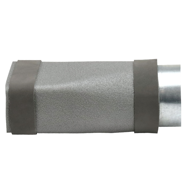 Thermoduct Reduzierstück 220x80 mm nach Rohr Ø 125 mm