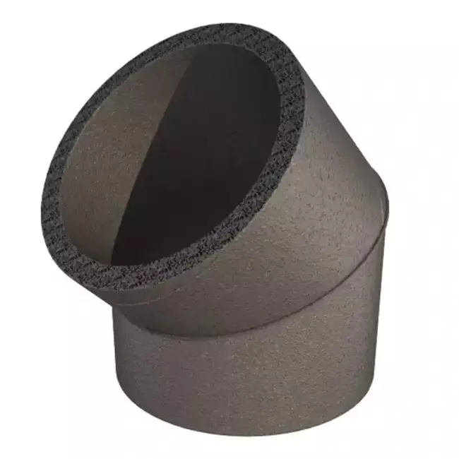Ubbink Aerfoam 45-Grad-Biegung 160 mm