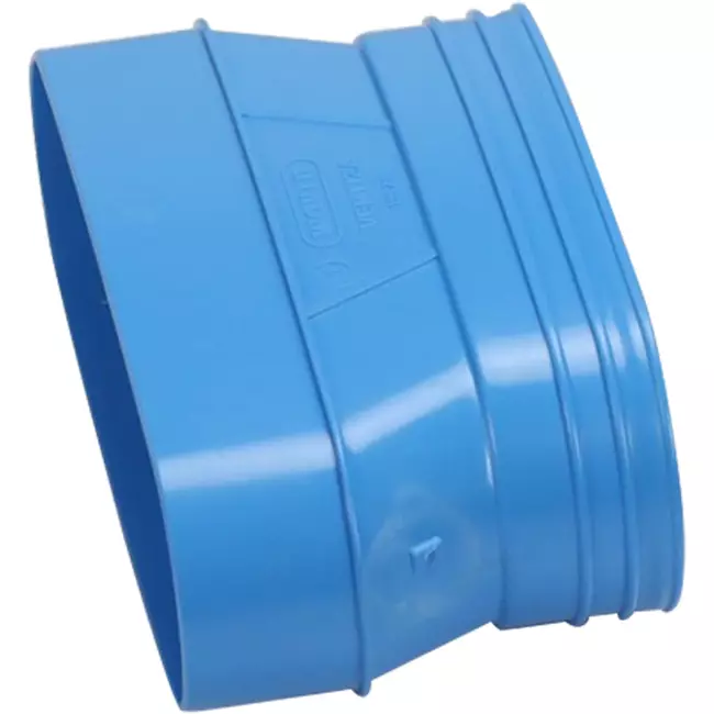 Wavin Ventiza Verlauf PVC oval 235x80 mm auf 195x80 mm M/S