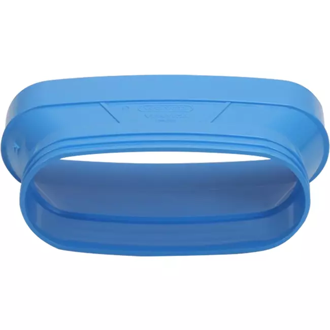 Wavin Ventiza Verlauf PVC oval 235x80 mm auf 195x80 mm M/S
