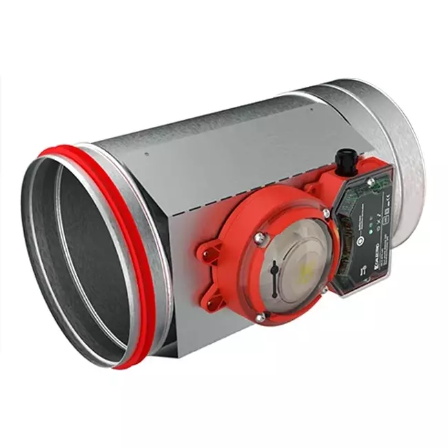Rauchmelder 24V für runde Brandschutzklappe 125 mm - E-FDC A SSA D125 24