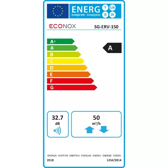 Econox Eco Pair Plus dezentrale Lüftungsanlage SG-ERV-150 weiß