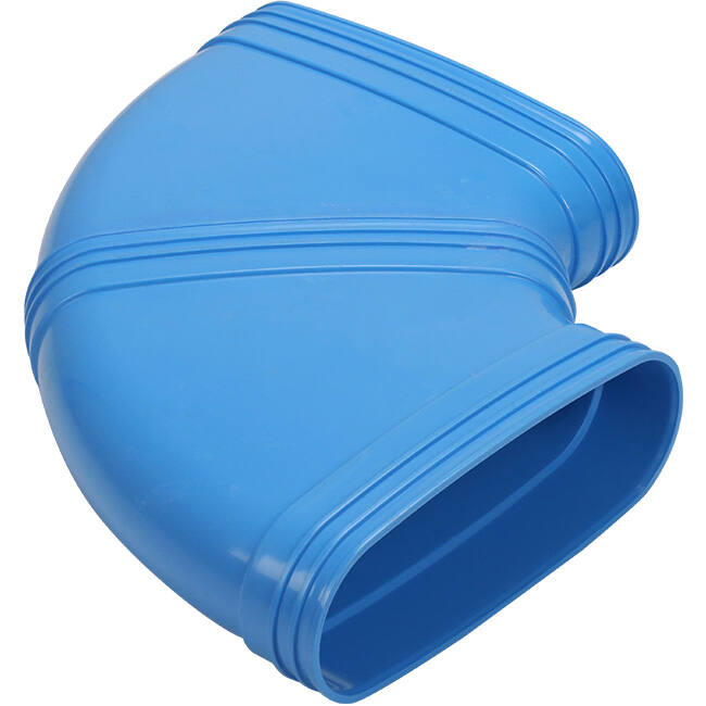 Wavin Ventiza Bogen 90 Grad PVC oval 235x80 mm horizontal M/M