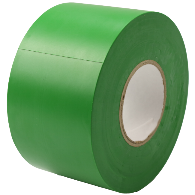 PVC-Band grün 50 mm breit - Rolle 33 m
