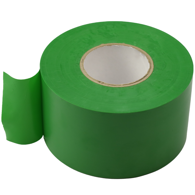 PVC-Band grün 50 mm breit - Rolle 33 m