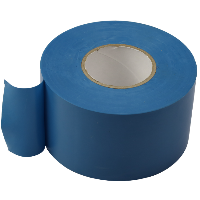 PVC-Band blau 50 mm breit - Rolle 33 m