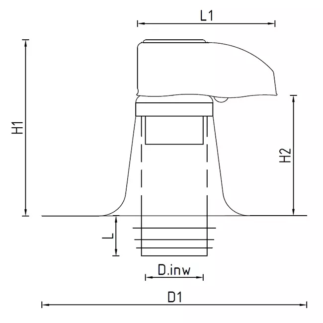 Leitungsdurchführung 3000 DW 100 mm mit PVC